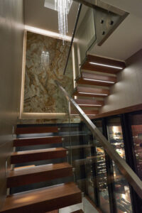 Stairs to the second floor